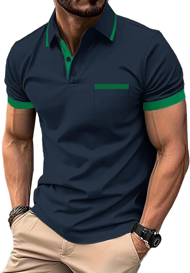 Imagen de LLdress Polo Uomo Leggera e Traspirante en OfertitasTOP