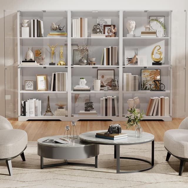 Detalle 2 de BROTTAR Vitrine mit LED 80 cm Breite