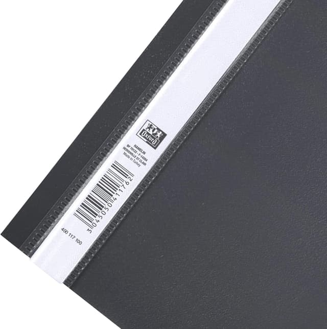 Thumbnail 2 de Oxford Schnellhefter A4 Kunststoff dunkelgrau 10 Stück