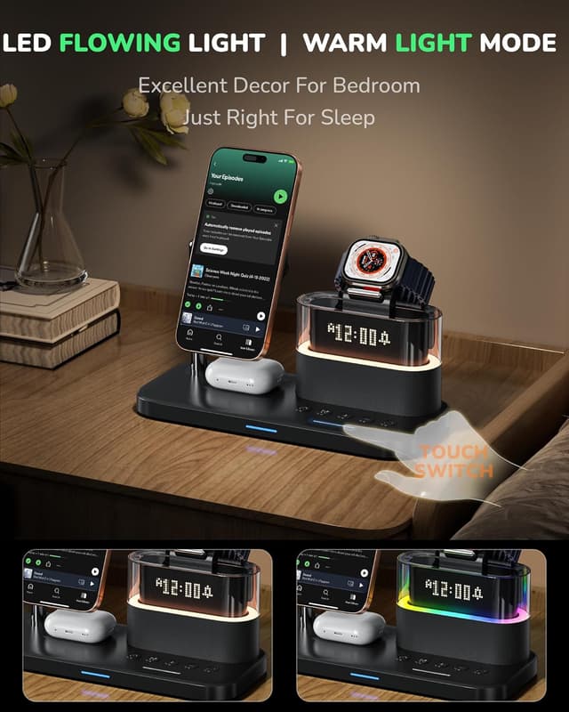 Detalle 2 de 5 in 1 Wireless Charging Station for iPhone