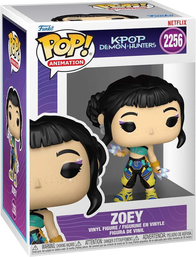 Detalle de Funko Pop Animation: KPOP Demon Hunters – Zoey (figura de vinilo coleccionable)