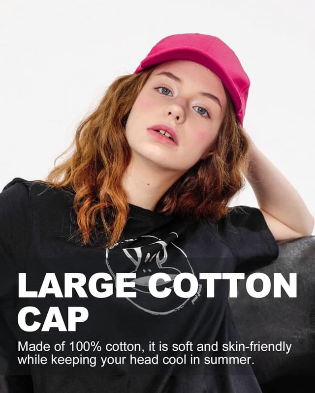 Detalle de Zylioo Casquette baseball grande taille XL/XXL hommes (55 à 65 cm) sport et loisirs