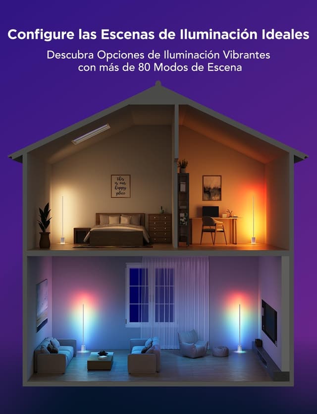 Thumbnail 7 de Govee RGBIC Lampara de Pie LED 🌈 con Control Remoto y APP