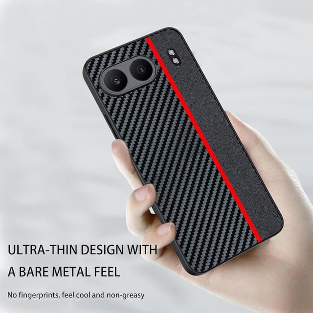 Detalle de FDHYFGDY Schutzhülle für OnePlus Nord 4 – ultradünner Kameraschutz mit PU-Leder-Optik