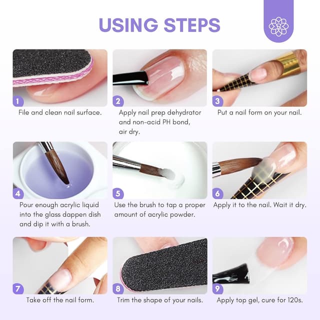 Thumbnail 6 de Saviland Acryl Nagelset 120ML Monomer