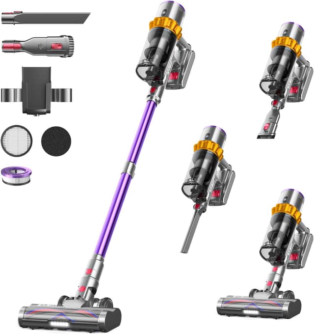 Detalle de Cordless Vacuum Cleaner 48Kpa 60Min battery life 🧹