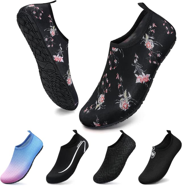 Detalle de Swim Water Shoes Aqua Socks Barefoot Water Shoes for Sea, Pool & Beach (Barefoot Style)