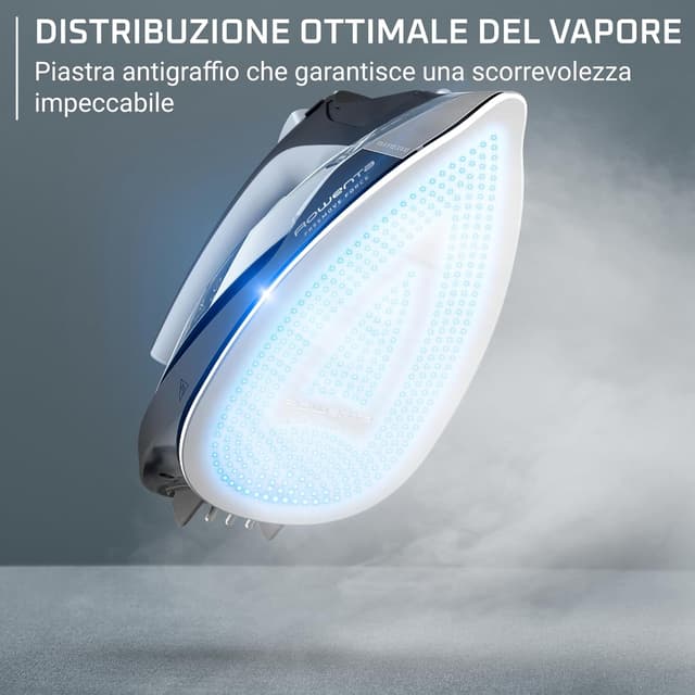 Detalle de Rowenta Freemove Force DE6720D1 – ferro da stiro a vapore senza filo con riscaldamento rapido e vapore 35 g/min