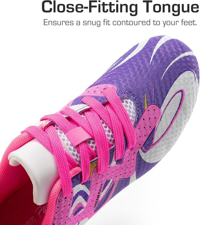 Detalle de DREAM PAIRS Youth Soccer Cleats with Socks — Firm Ground Cleats for Kids