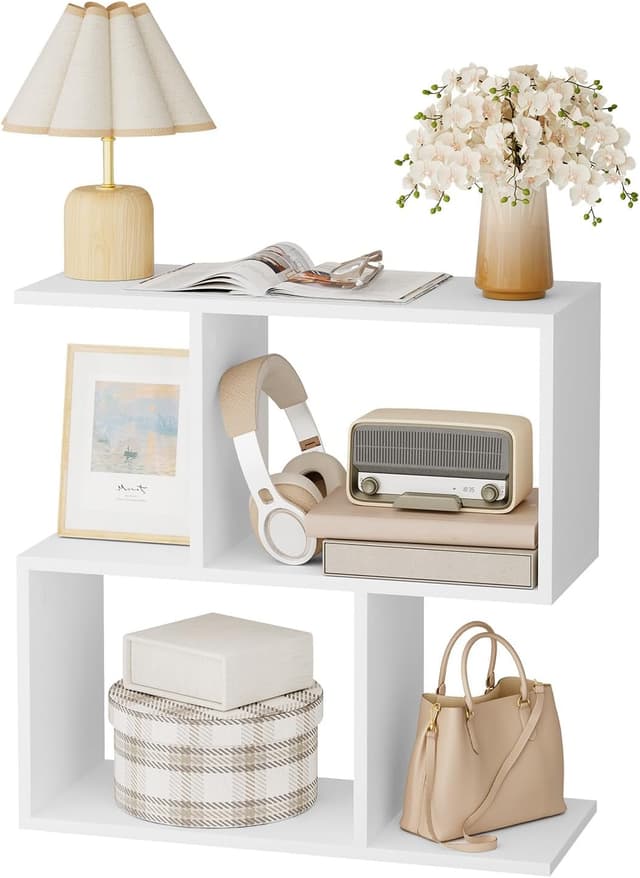 Imagen de eSituro mesa de centro forma S 3 estantes en OfertitasTOP