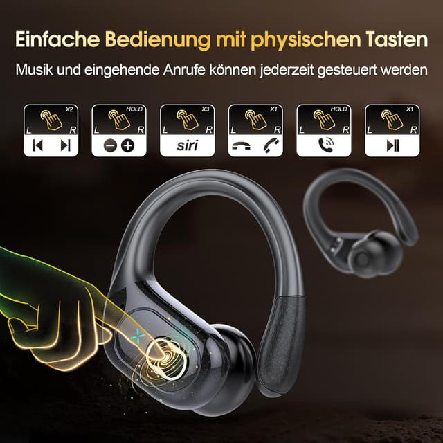 Thumbnail 6 de STECEi Cuffie Bluetooth Sport 75 Ore