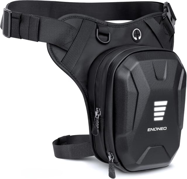 Detalle de ENONEO Bolsa de Pierna Moto Táctica Impermeable 🏍