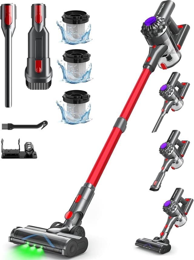 Thumbnail 6 de VACTechPro Aspirapolvere Senza Fili da 35KPa con batteria rimovibile e 6 in 1 (oro)