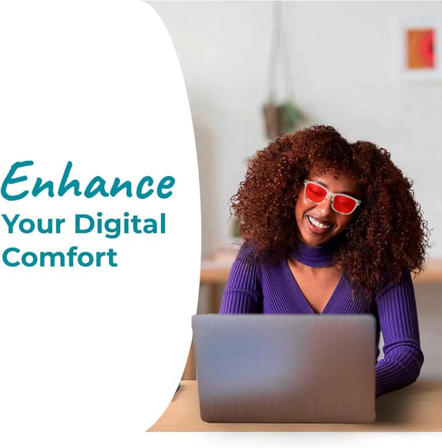 Detalle de Sleep ZM Blue Light Blocking & Light Sensitivity Glasses with Amber Lenses (8 Lens Types)