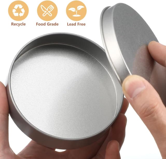 Detalle 2 de COHEALI Candy Storage Boxes 10 Pack - Decorative metal snack containers with lids