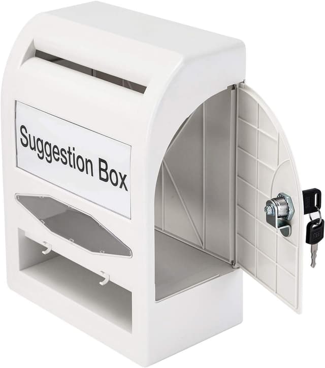 Thumbnail 4 de Amazon Basics ABS Ballot Box with Lock and Key