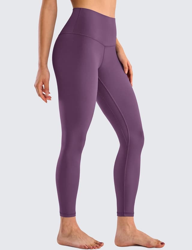 Detalle de BAYDI Clouduxi High Waist Sport-Leggings Damen (blickdicht, 7/8) – Yoga- & Loungehose