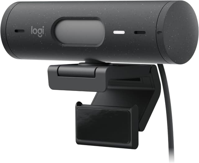 Detalle 2 de Logitech Brio 500 Webcam HD con micrófonos duales y cubierta