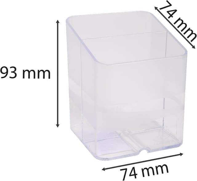 Detalle 2 de Exacompta 67723D Portapenne Scrivania Cristallo