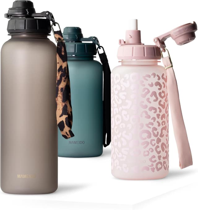 Detalle de MAMEIDO Gourde à paille 1,5 l