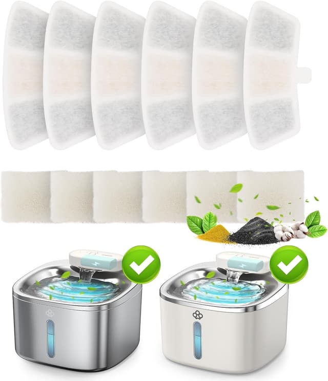 Detalle de Oneisall PW04 cat fountain filter 6 pack