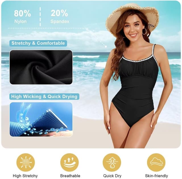 Detalle de Sillictor tummy control swimsuit