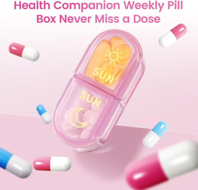 Detalle 2 de Daviky Pill Organiser 7-Day AM & PM