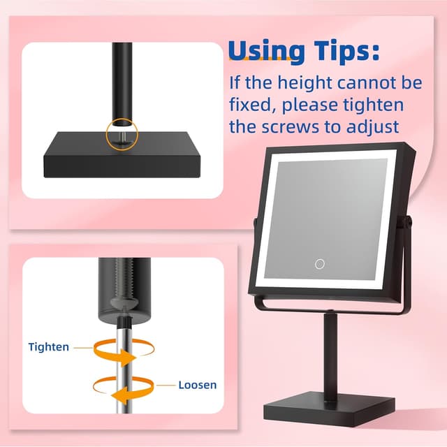 Thumbnail 6 de Ruacq Vanity Mirror 4000mAh Rechargeable Makeup Mirror 🪞