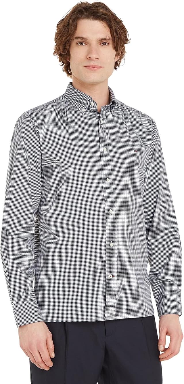 Thumbnail 6 de Chemise popeline manches longues Tommy Hilfiger Homme — col boutonné à coupe classique