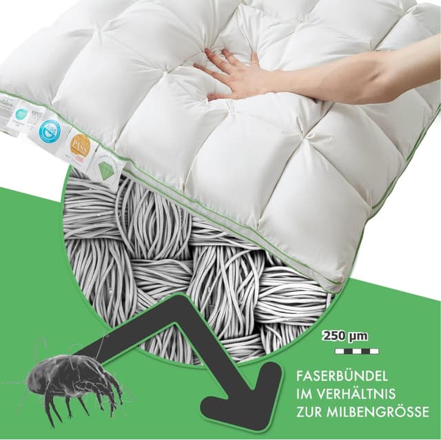 Thumbnail 6 de Welldora Premium Kopfkissen 80x80