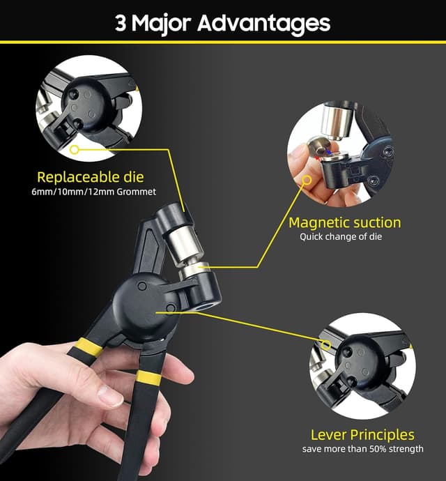 Detalle 1 de HAPDEN Eyelet Punch Kit 6/10/12