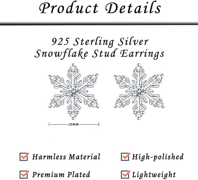 Detalle 2 de Josfeva Silber Weihnachten Ohrringe 10mm