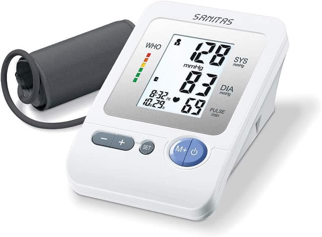 Detalle de Sanitas SBM 21 misuratore di pressione da braccio 30 memorie 🩺