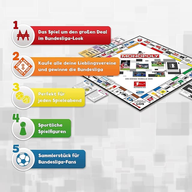 Thumbnail 2 de Winning Moves Monopoly Bundesliga Edition