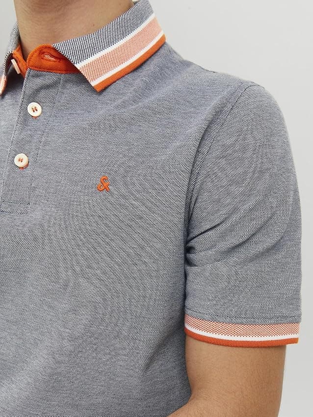 Thumbnail 6 de Jack & Jones Jjepaulos Polo Gris Hombre XXL