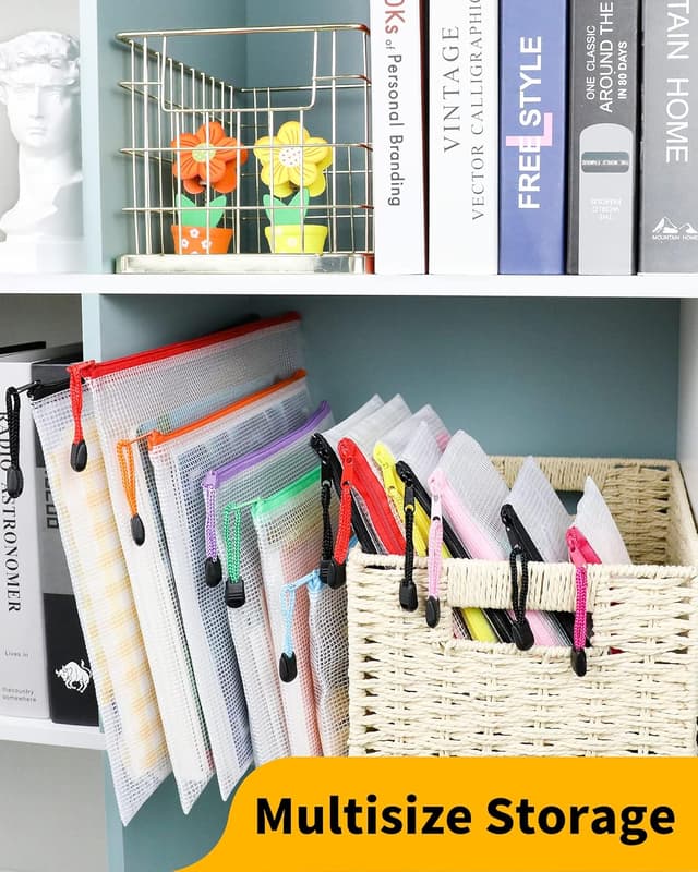 Thumbnail 5 de Smarpau 24PCS Plastic Wallets A4 34x24cm