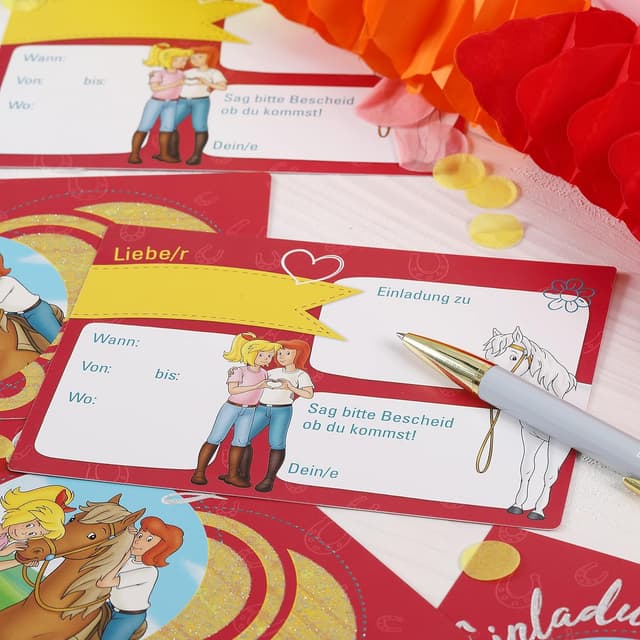 Thumbnail 2 de Papierdrachen Papierdrachen Geburtstagseinladungen DIN A6