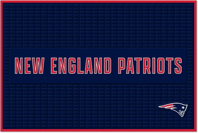 Imagen de Rico Industries NFL Football 12" x 18" PVC Heavy Duty PVC Bar Mat for Kitchen & Home Décor en OfertitasTOP