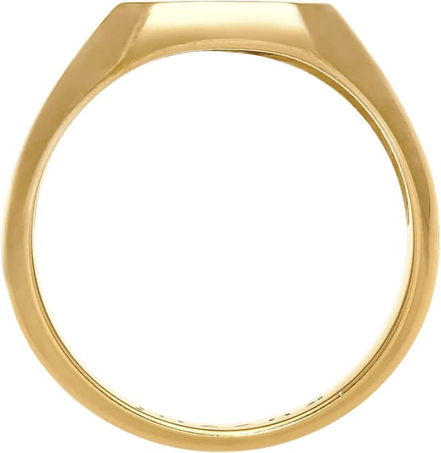 Detalle de Kuzzoi Herrenring Siegelring massiv 12 mm breit aus 925 Sterling Silber mit blauem Emaille-Schmuckelement (Ringgröße 54–66)