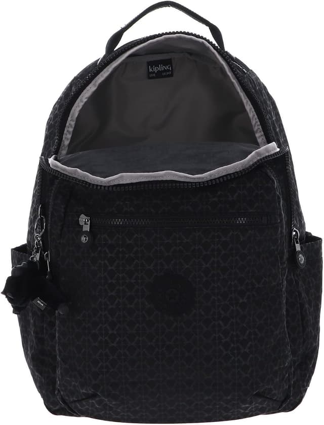 Thumbnail 4 de Kipling Seoul Mochila grande Signature Emb, negro