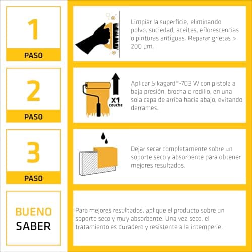 Thumbnail 3 de SIKA Sikagard 703W Impregnación Transparente 5L