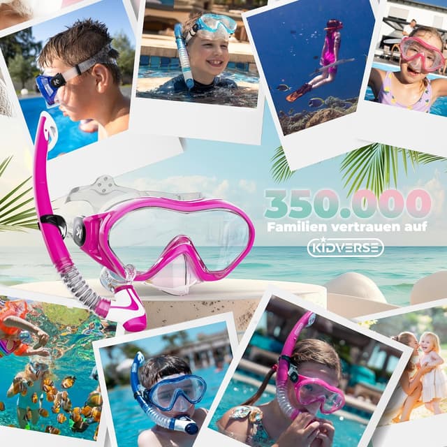 Thumbnail 6 de KIDVERSE Schnorchelset Kinder Taucherbrille 👶🌊