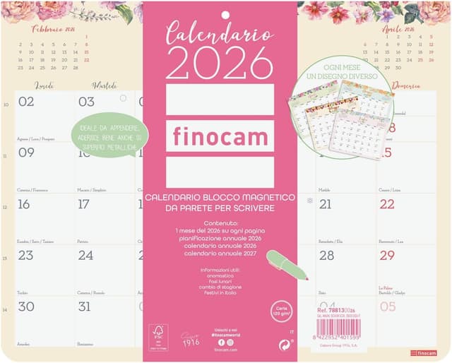 Thumbnail 5 de Finocam Calendario da parete 2026 12 mesi
