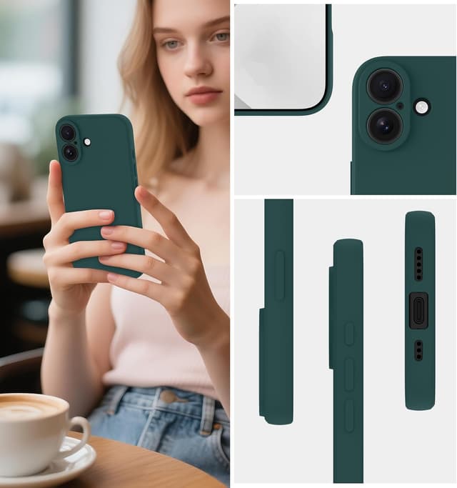 Thumbnail 6 de Qasyfanc iPhone 16 silicone case 1.2 mm