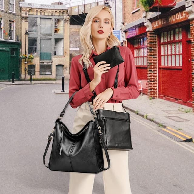 Thumbnail 1 de Pahajim Handtaschen Set Damen PU Leder 3er