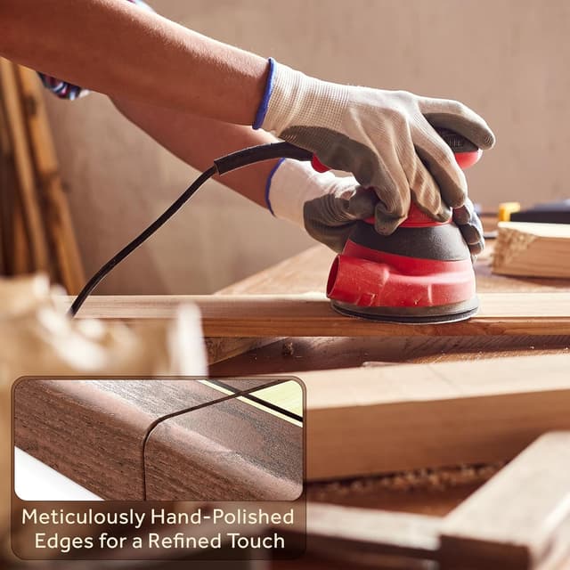 Thumbnail 3 de Premium 38 cm Walnuss Schach- und Dame-Set ♟