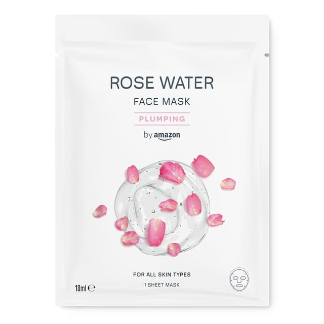Thumbnail 1 de Amazon Rosenwasser aufpolsternde Gesichtsmaske 5er-Pack