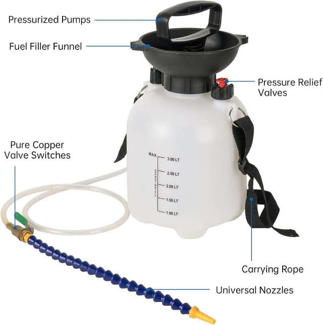 Detalle de LEMOTO 3L Pump Tool (6403141) manual gear oil and transmission fluid filler