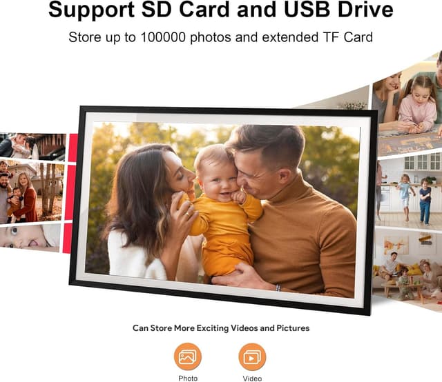 Thumbnail 5 de Aorpdd FRAMEO 15,6 Zoll Digitaler Bilderrahmen