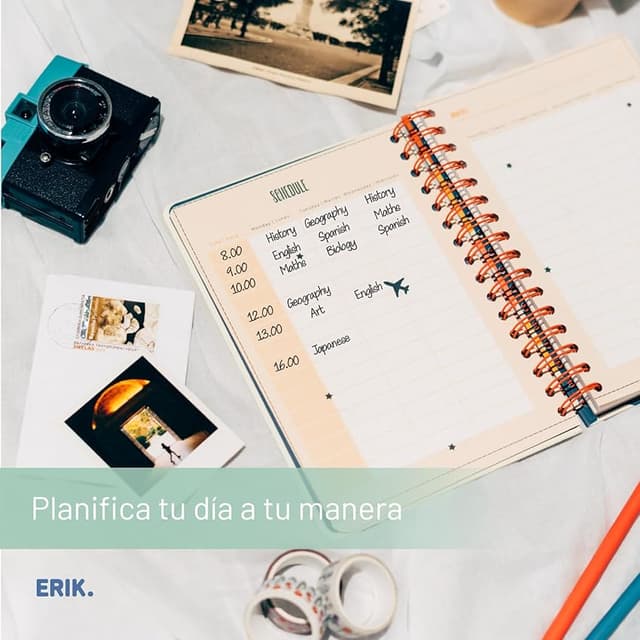 Thumbnail 2 de Grupo Erik Agenda escolar 2025-2026 Semana Vista A5 Modern Travel
